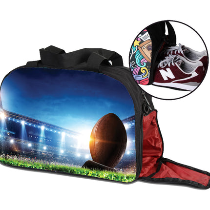 Personalized Full Color Duffel Bag W/ Optional Water Bottle - Your Image